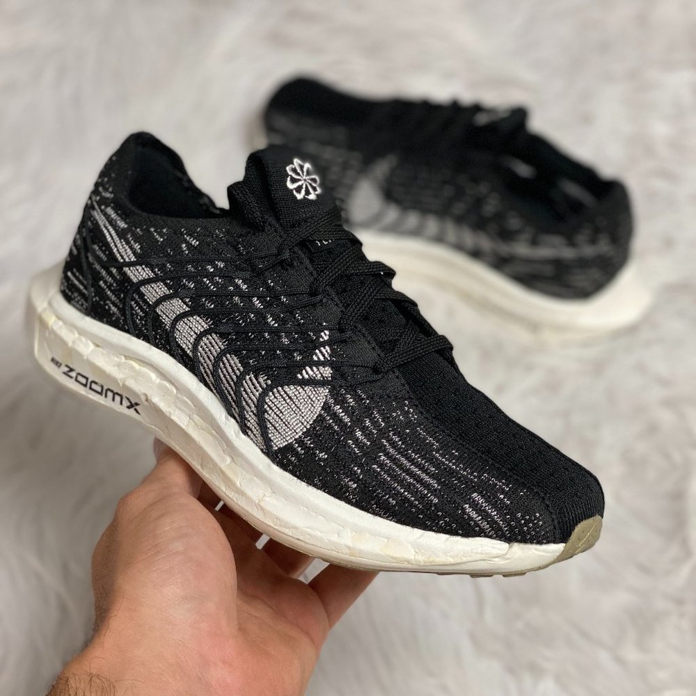 Nike Black White ZoomX Knit Running Shoes
